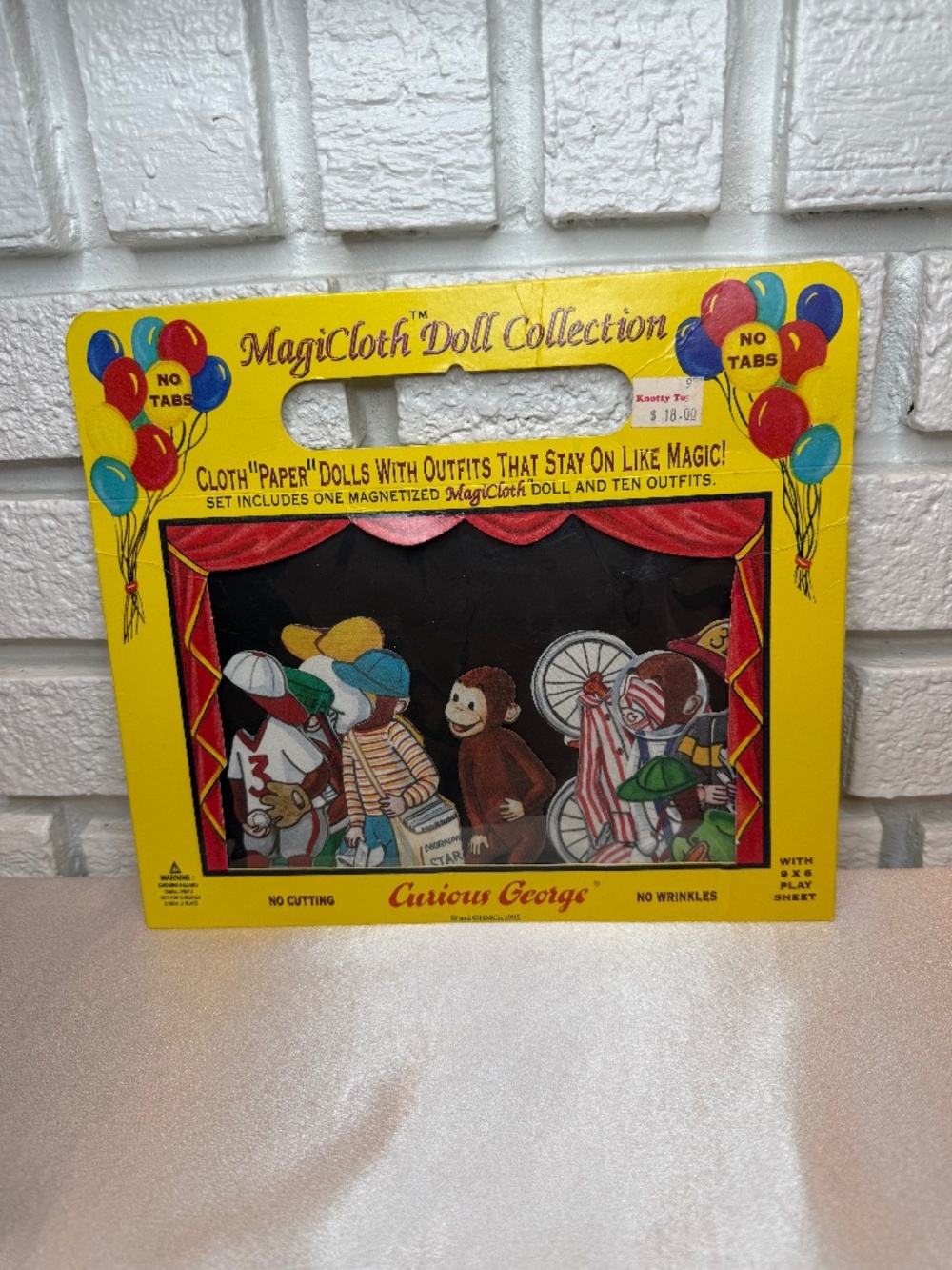 Vintage Curious George Magi Cloth Doll Collection - Complete New In Package
